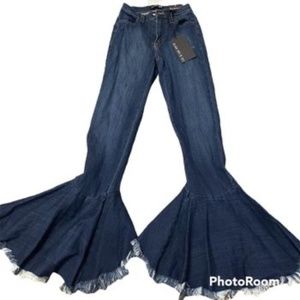 Wide lug jeans